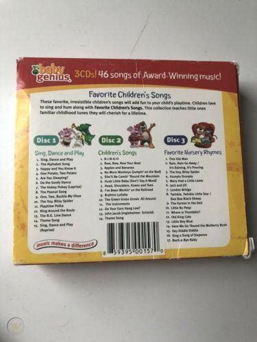 Baby Genius Favorite Childrens Songs 3 Cds 46 Sing A Long Series