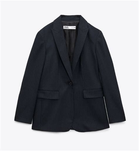 Zara Blazer Pinstripe Pistachio