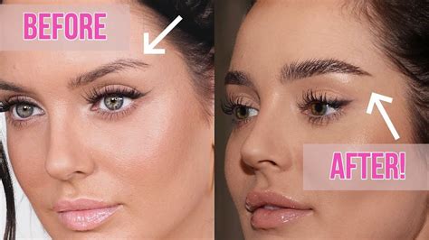 How I Grew Out My Eyebrows NEW Fluffy Brow Routine Chloe Morello