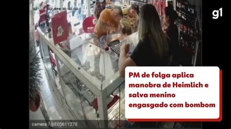 V Deo Em Menos De Segundos Pm Faz Manobra E Salva Crian A