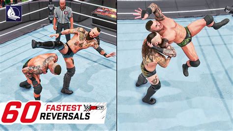 Top 60 Fastest Finishers Reversals In WWE 2K20 YouTube