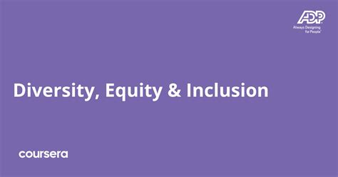 Diversity Equity And Inclusion Coursera