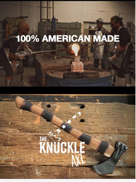 New Nash Mc X Jason Momoa The American Made 36 Knuckle Axe Is Her