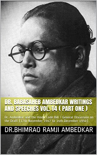 Dr Babasaheb Ambedkar Writings And Speeches Vol 14 Part One Dr