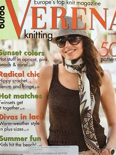 Burda Verena Knitting Pattern Magazine 50 Patterns Summer 2009 Etsy