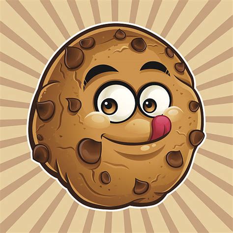 Chocolate Chip Cookie Clip Art, Vector Images & Illustrations - iStock