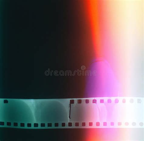 Image Of Close Up Of Film Light Leak Overlay Stock Image Image Of