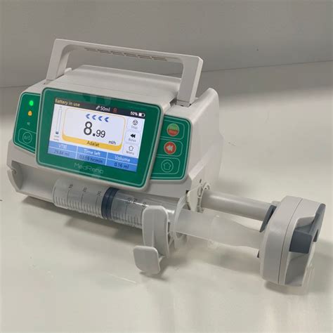 Electric Medical Automatic Infusion Syringe Pump 4 3 Inch Touch Screen