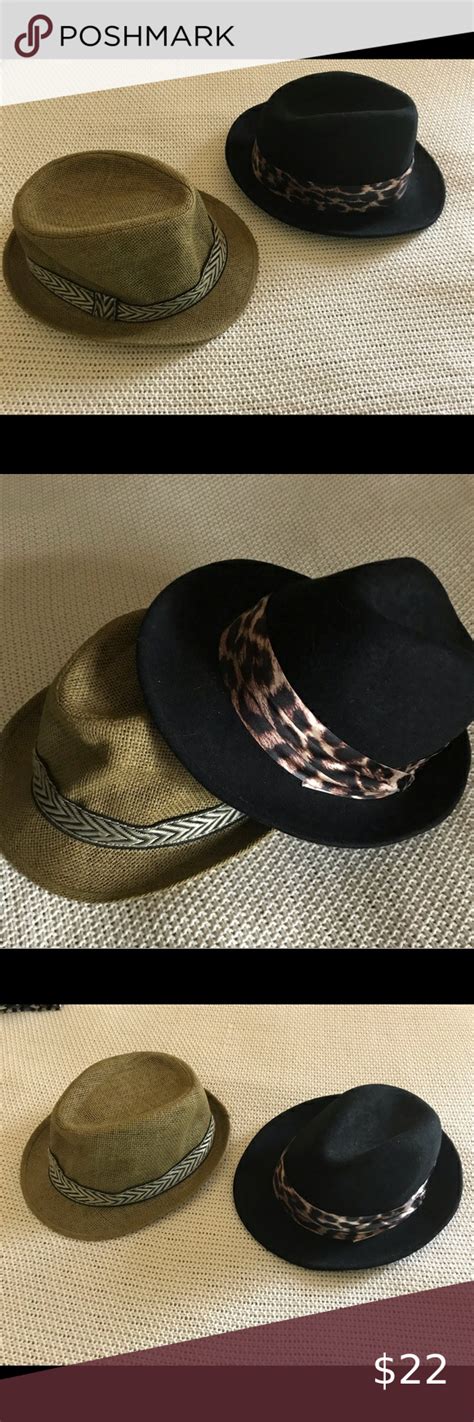 Sold Two Fedoras Hats Fedora Hats Women Accessories Hats