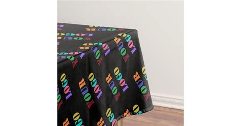 Custom Business Logo Tablecloth - Choose Colors | Zazzle