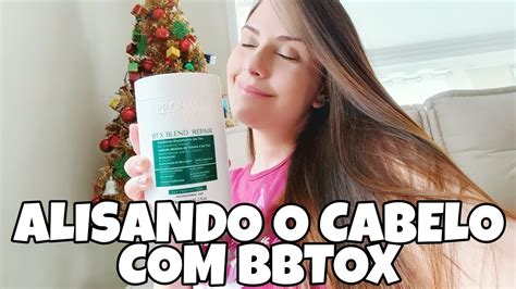 BBTOX Tem Efeito De Progressiva No Meu Cabelo Aliso Em Casa YouTube