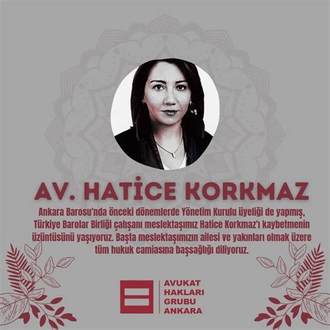 Avukat Hatice Korkmaz Vefat Etti Hukuki Haber