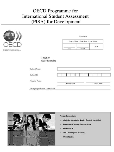 Fillable Online Oecd Programme For International Student Assessment