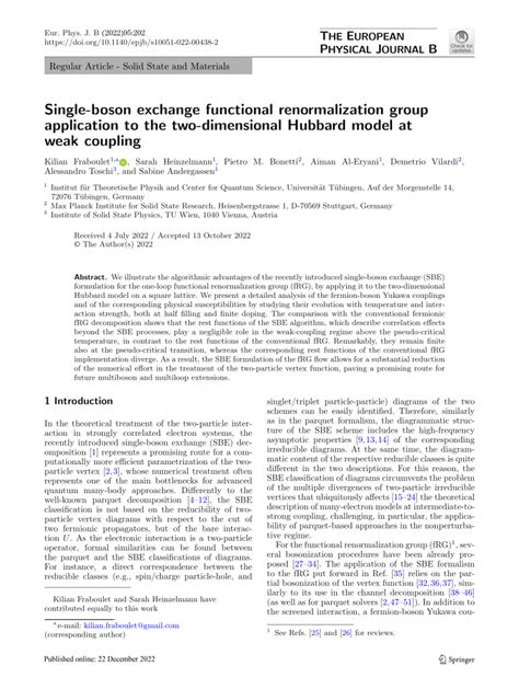 PDF Single Boson Exchange Functional Renormalization Group