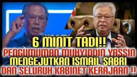 SIAPA SANGKA TIBA² MUHYIDDIN BUAT PENGUMUMAN DAHSYAT MENGEJUTKAN