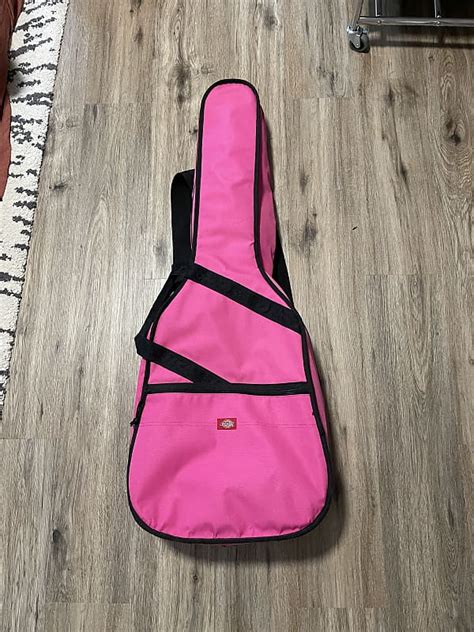 Dickies Acoustic Guitar Soft Case Pink Reverb