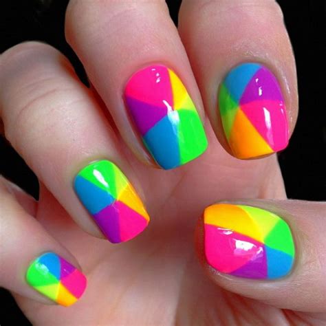 Pretty Neon Nail Art Designs For Your Inspiration 2022