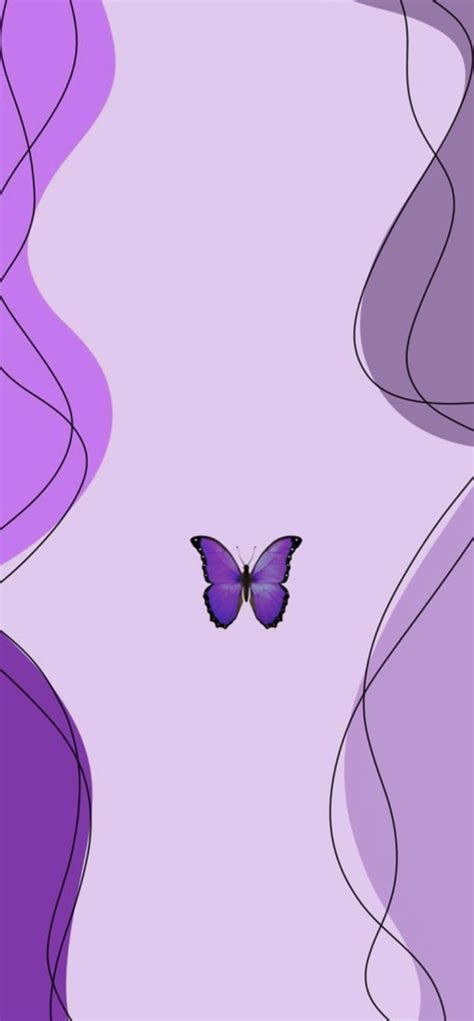 Purple Butterfly Aesthetic HD Phone Wallpaper Pxfuel