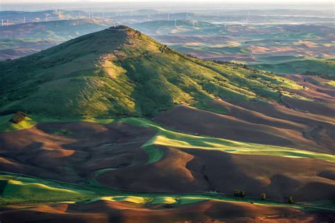 Steptoe Butte Aerial Profile | Steptoe Butte State Park in eastern ...