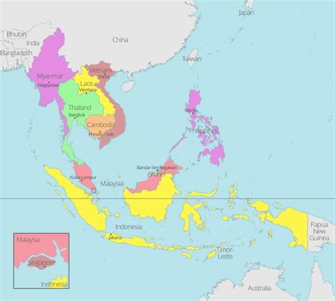 Southeast Asia Locations Diagram Quizlet