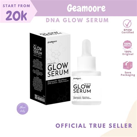 Jual DNA GLOW SERUM BY GEAMOORE DNA SALMON GLOW SERUM BPOM OFFICIAL