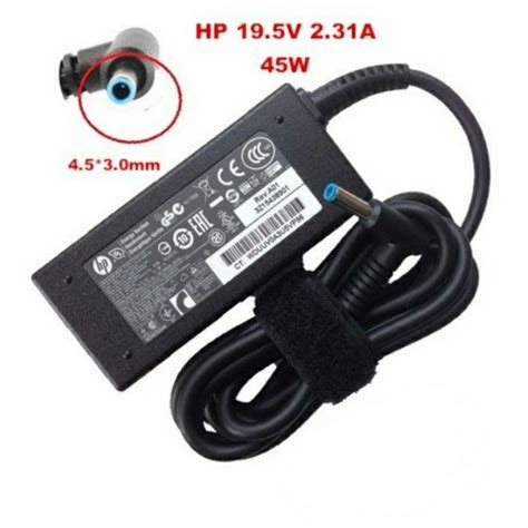 Syt Hp V A Blue Pin Laptop Charger Shopee Malaysia