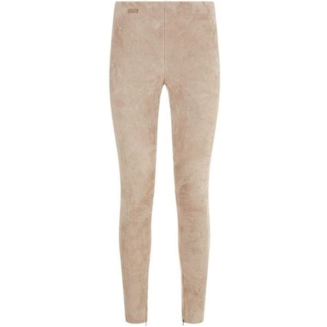 Polo Ralph Lauren Leland Suede Leggings £950 Liked On Polyvore