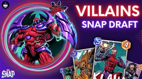 VILLAINS ONLY Snap Draft Marvel Snap YouTube