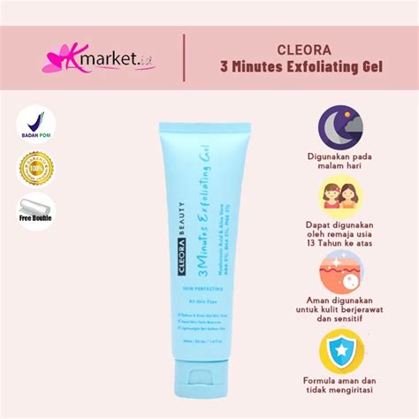 Jual Cleora 3 Minutes Exfoliating Gel Shopee Indonesia