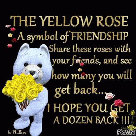 Yellow Rose GIF - Yellow Rose Friendship GIFs | Say more with Tenor