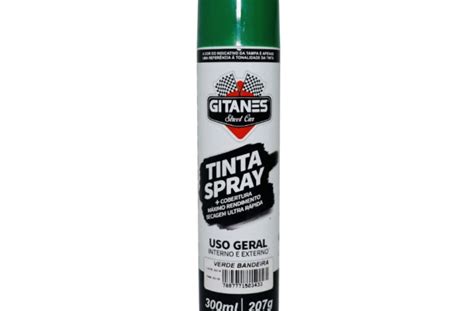 Tinta Spray Verde Bandeira Gitanes