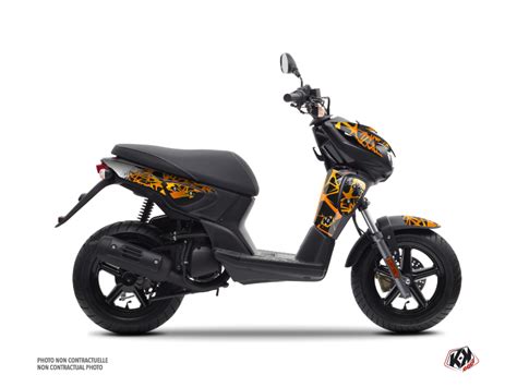 Mbk Stunt Scooter Cosmic Graphic Kit Orange Kutvek Kit Graphik