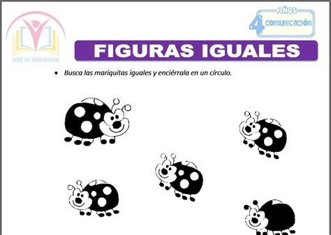 Figuras Iguales Para Cuatro Años Web De Educación