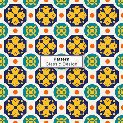 Premium Vector Classic Seamless Pattern Design