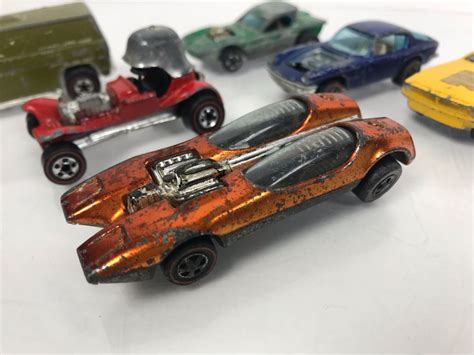 Collection Of 6 Vintage Mattel Redline Hot Wheel Cars