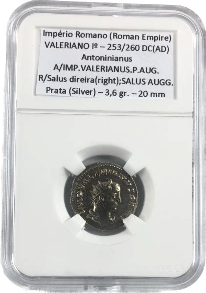 Moeda do Império Romano Antoninianus 253 d C Imp