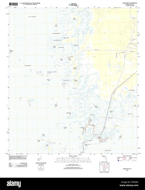 Cedar Key Florida Map Hi Res Stock Photography And Images Alamy