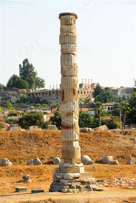 Temple Of Artemis Ruins It Is One Of The Seven Wonder Of Ancient World Located In Selcuk