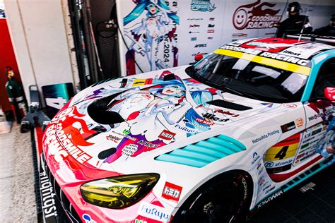 Goodsmile Racing Hatsune Miku Mercedes AMG GT3 Car Itasha Mercedes Benz