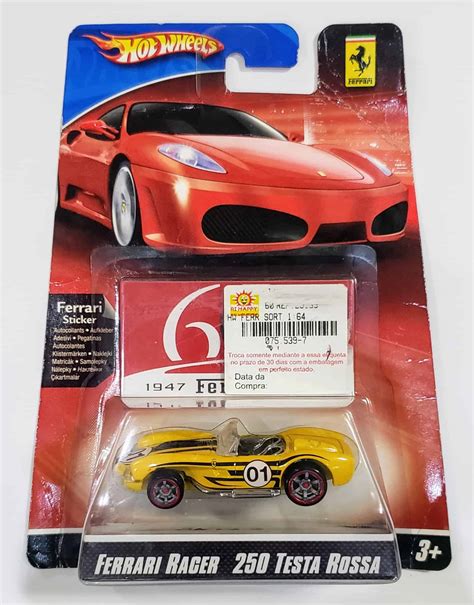 Embalagem Danificada Hot Wheels Ferrari Racer Testa Rossa