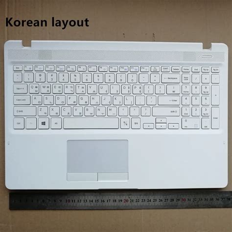 Teclado Coreano Do Port Til Do Layout Touchpad Branco Samsung Np