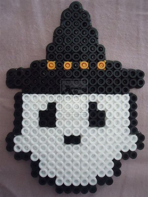 Ghost Witch By PerlerHime On DeviantArt Pearl Beads Pattern Hamma