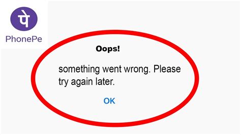 Fix Phonepe App Oops Something Went Wrong Error Fix Phonepe Something