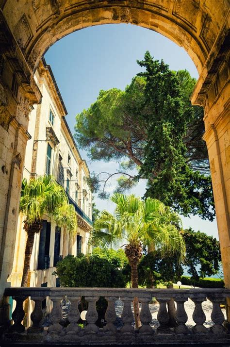 Beautiful Architecture of Corfu Town in Greece Stock Photo - Image of ...