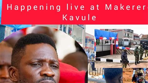 HE Bobi Wine Nga Atuuka E Makerere Kavule Ku Office Za NUP YouTube