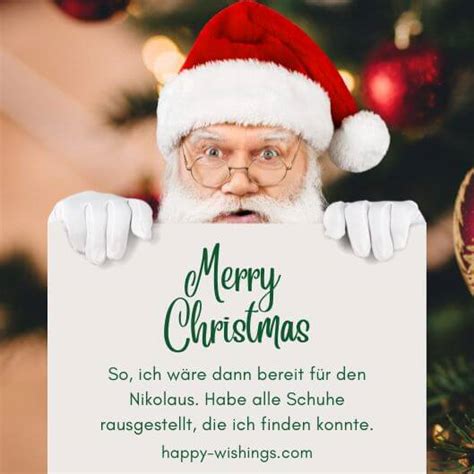 Lustige Nikolausspr Che Zum Dezember