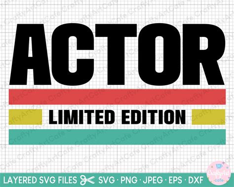 Actor Svg Actor Png Actress Svg Actress Png Theater Svg - Etsy