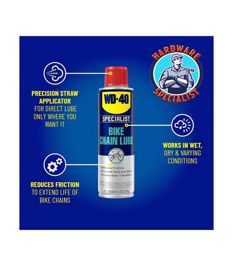 Wd40 Specialist Bike Chain Lube 180ml