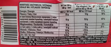 Kit kat mražený krém s příchutí sušenek Nestlé kalorie kJ a nutriční