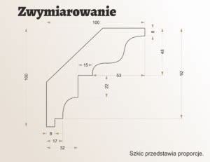 WS75 Listwa przysufitowa Sztukateria Sztukateria wewnętrzna